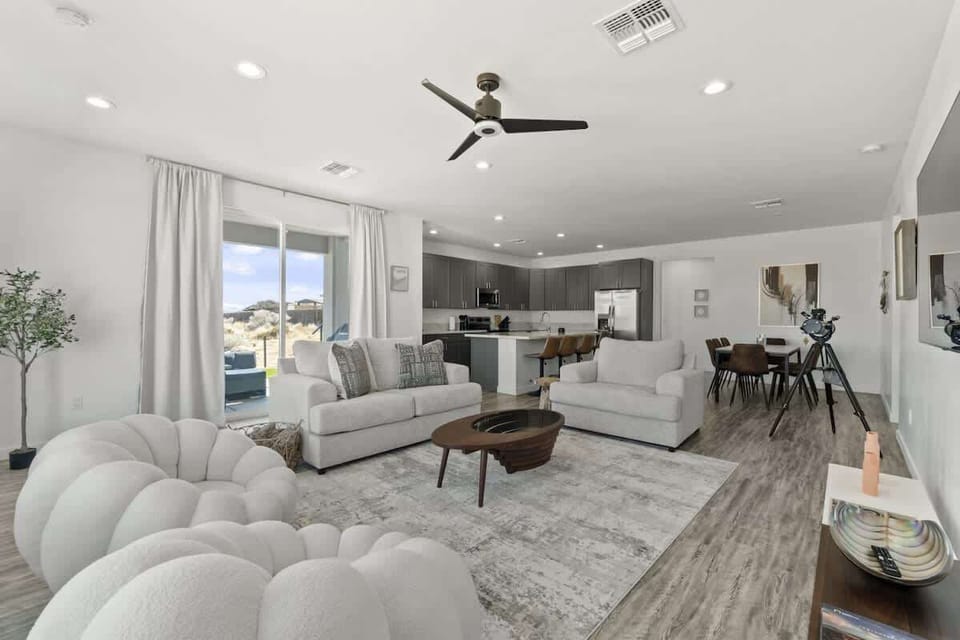 Open concept living area