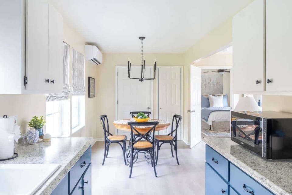 Kitchen/dining area view.