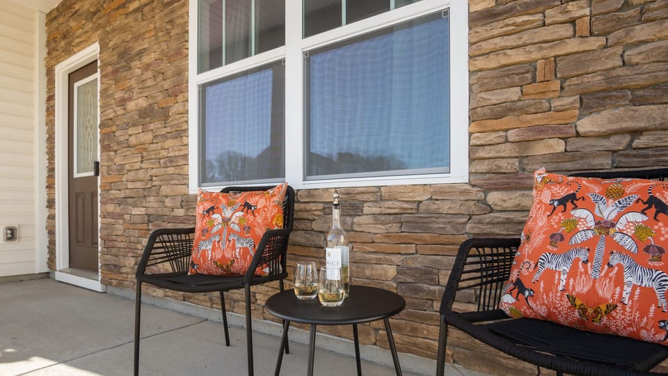 Inviting patio ideal for an intimate evening.