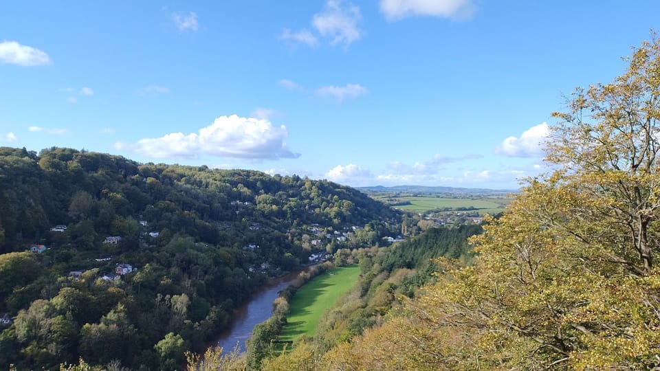 View from nearby Yat Rock, The Weir House, Bolthole Retreats