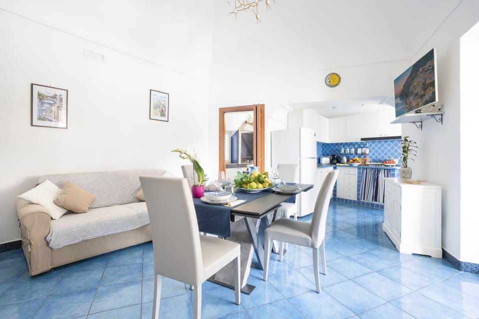 Apartment, Terrace, Sea View | Living area | 32-inch flat-screen TV with digital channels