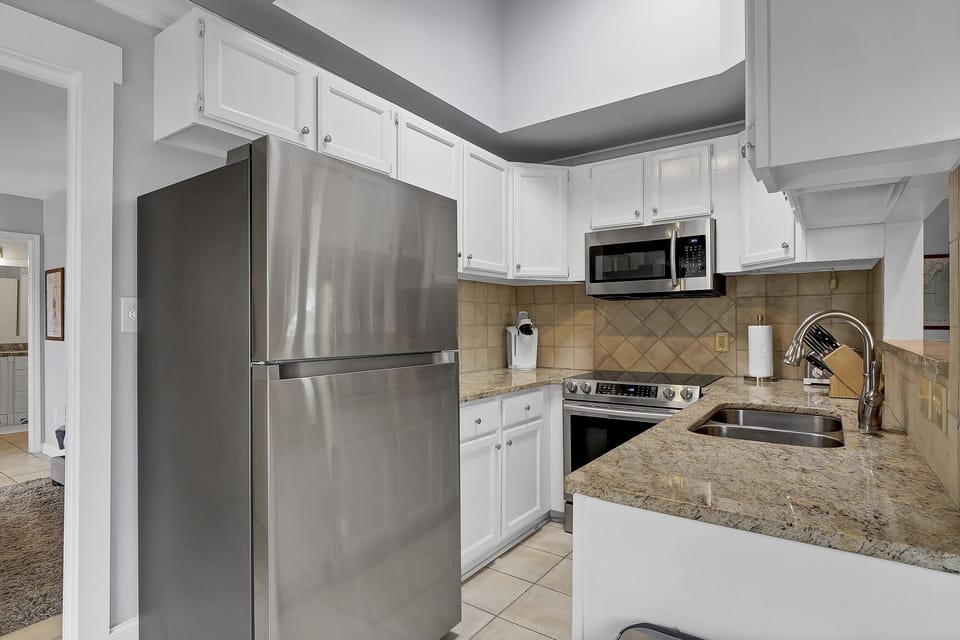 small yet efficient kitchen.