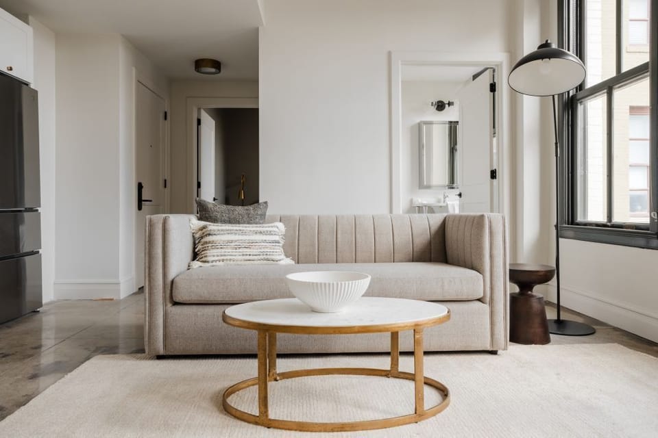 Kick back in your central pad after a day of city sights.