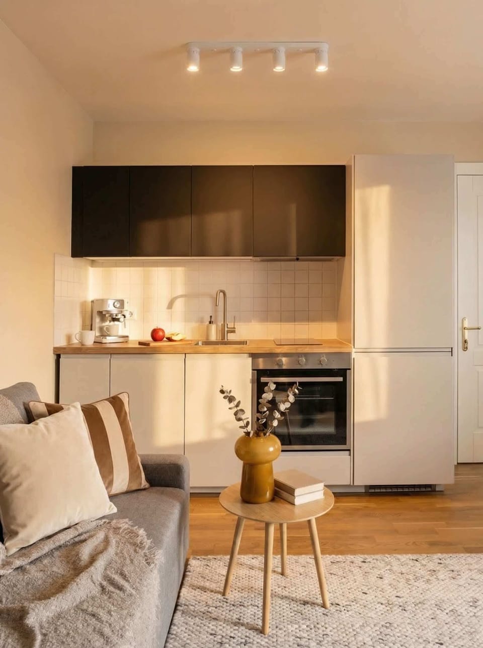 Fully equipped kitchen with everything you need for basic cooking - please, see the list of amenities
