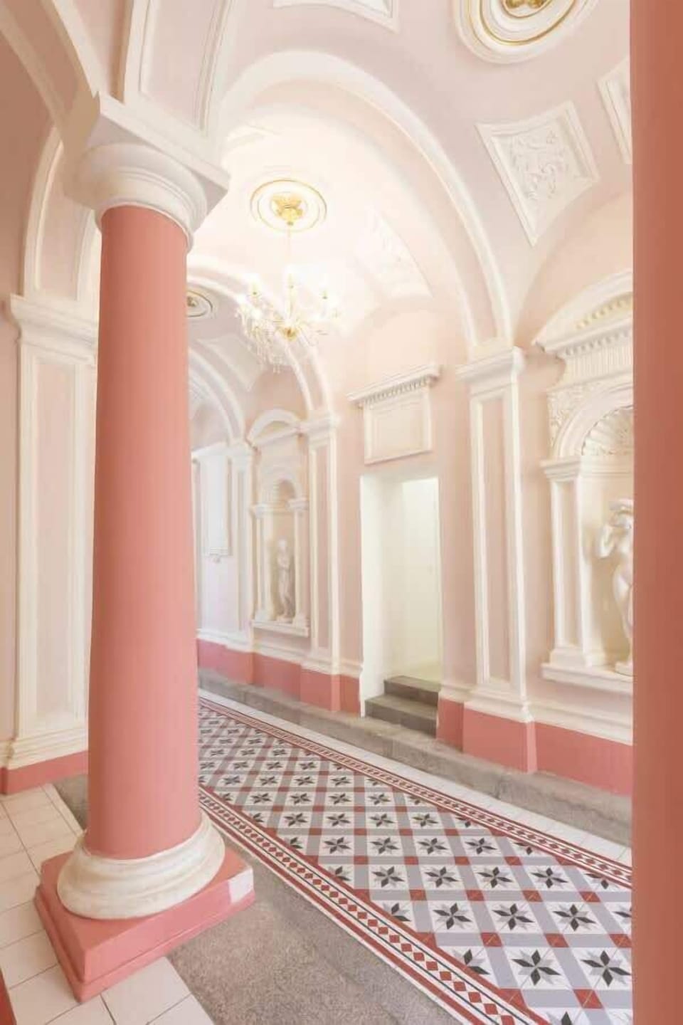 Common areas inside the building