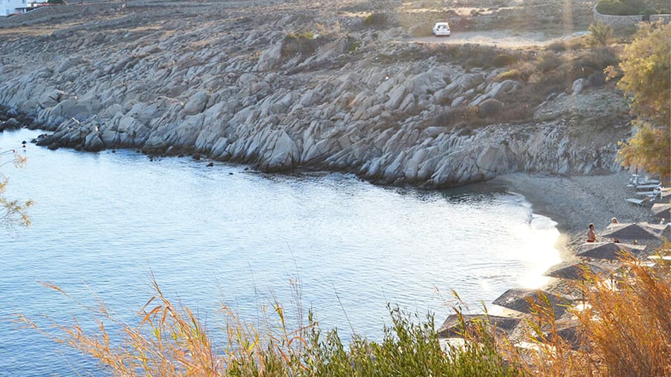 Private beach, white sand, sun loungers, beach umbrellas