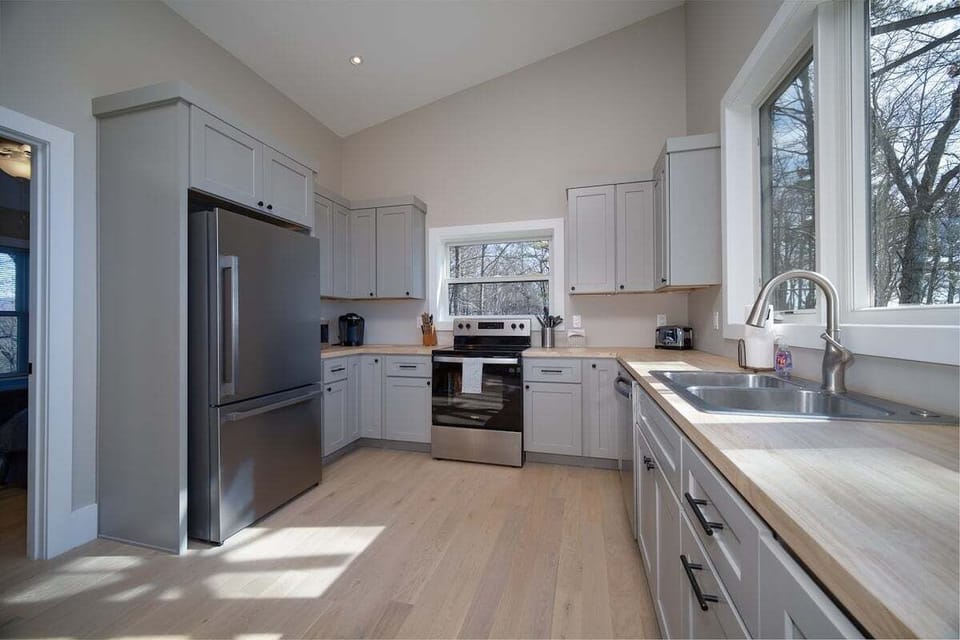 Kithcen with Stainless Appliances and Keurig
