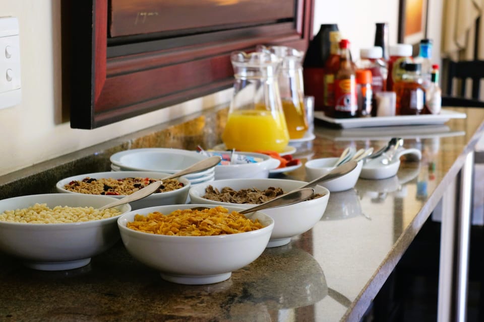 Daily English breakfast for a fee