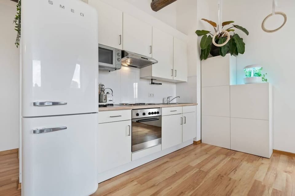 Our stylish kitchen is the perfect blend of modern amenities and cozy charm