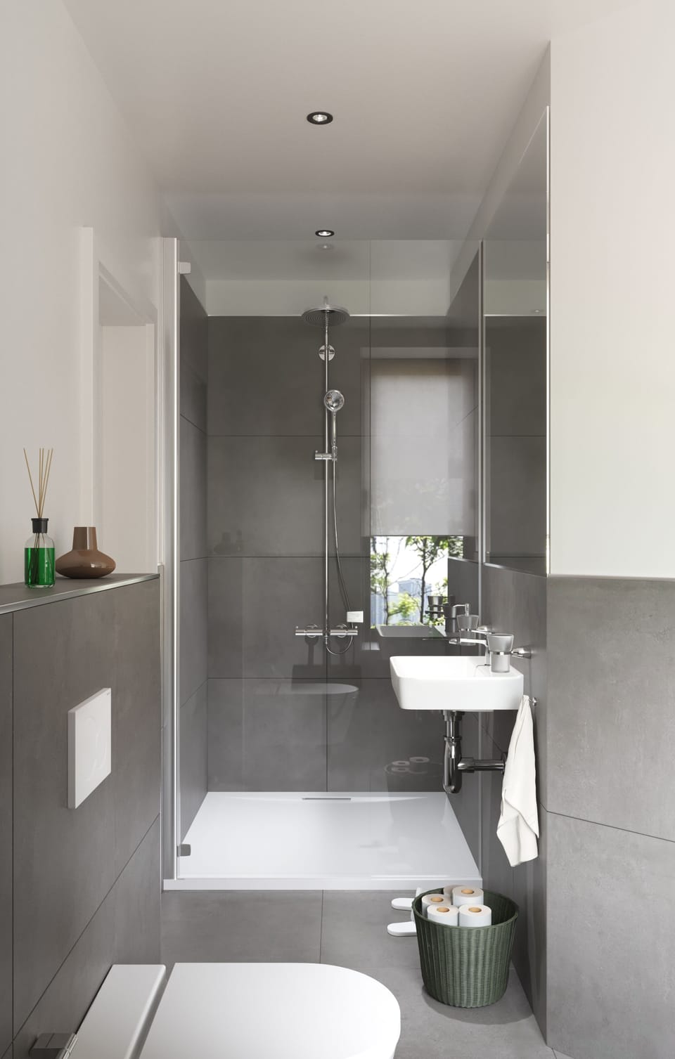 Hypo-allergenic bedding, desk, laptop workspace, soundproofing