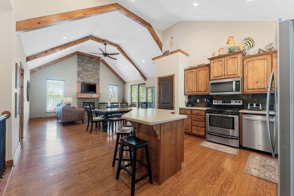 Open concept living space so everyone stays included!