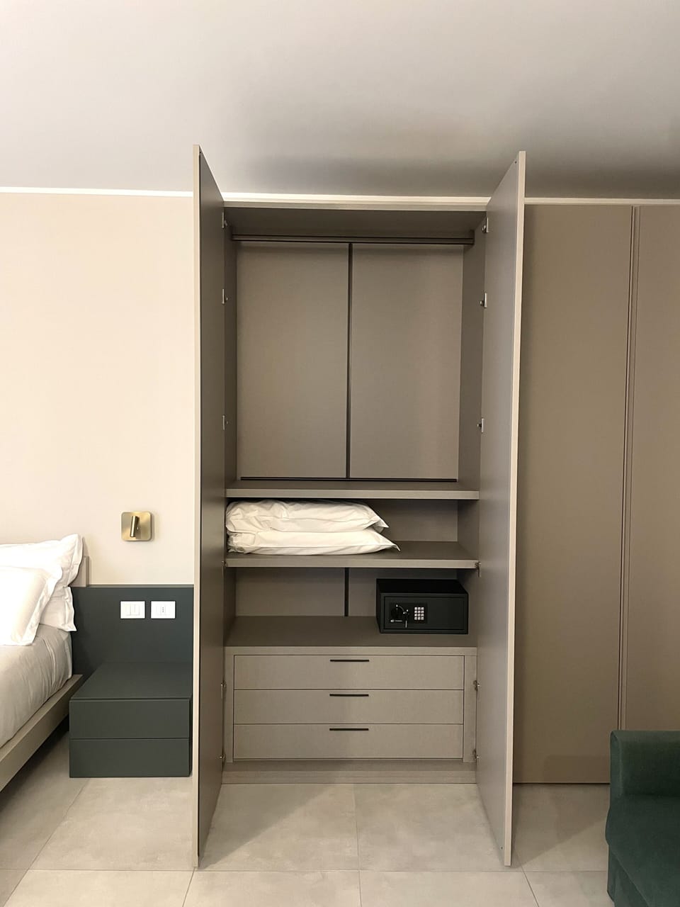 Deluxe Quadruple Room, Garden View | Premium bedding, down comforters, memory foam beds, in-room safe