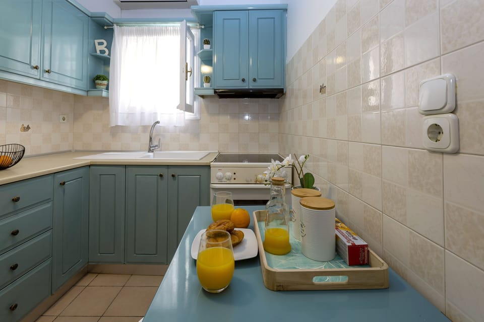 Basic Apartment | Private kitchen | Fridge, oven, stovetop, coffee/tea maker