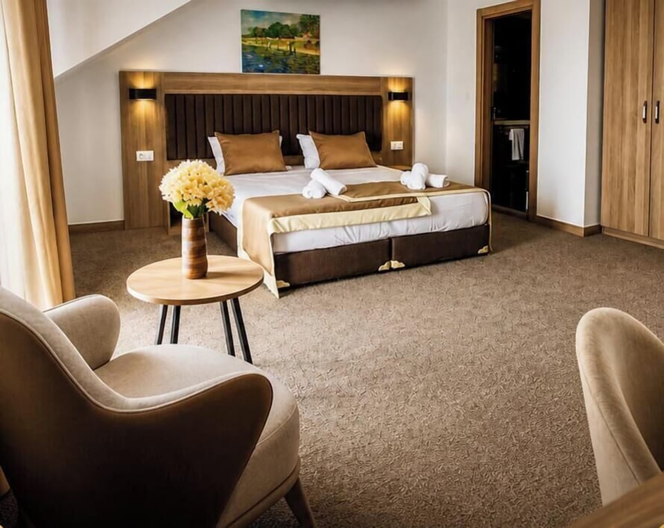 Deluxe Double Room, City View | Premium bedding, minibar, in-room safe, desk