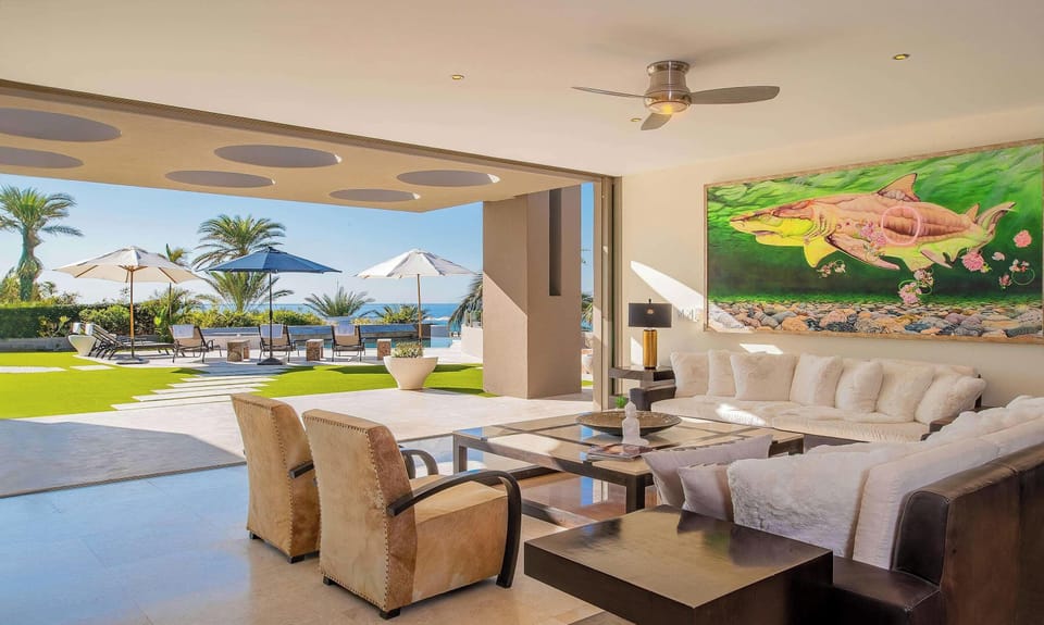 Open plan living area