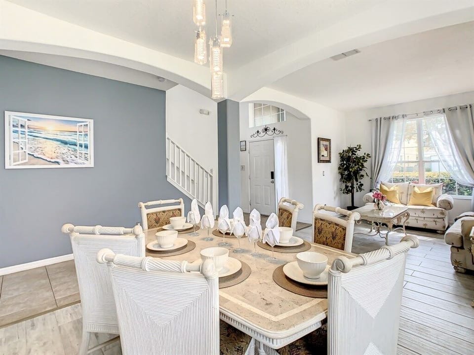 Spacious and modern dining area designed for hosting memorable family dinners.