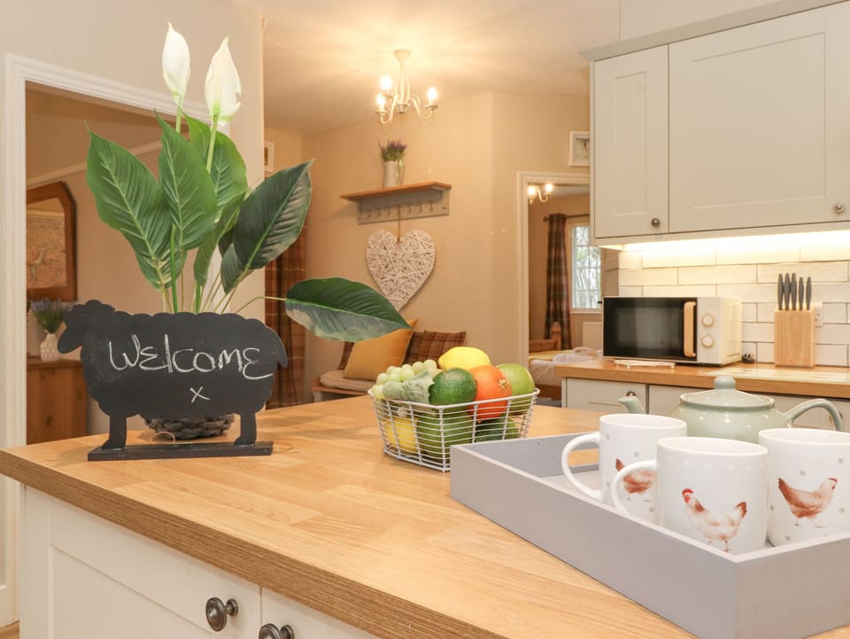 Fridge, dishwasher, electric kettle, toaster