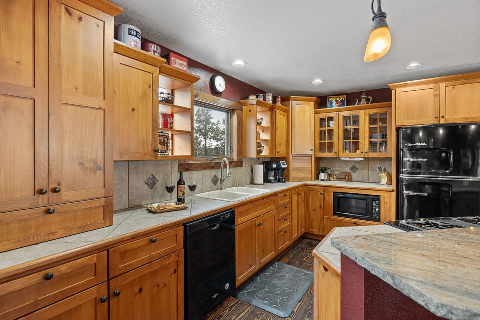 Tons of counter space allow you to create delicious meals in comfort.