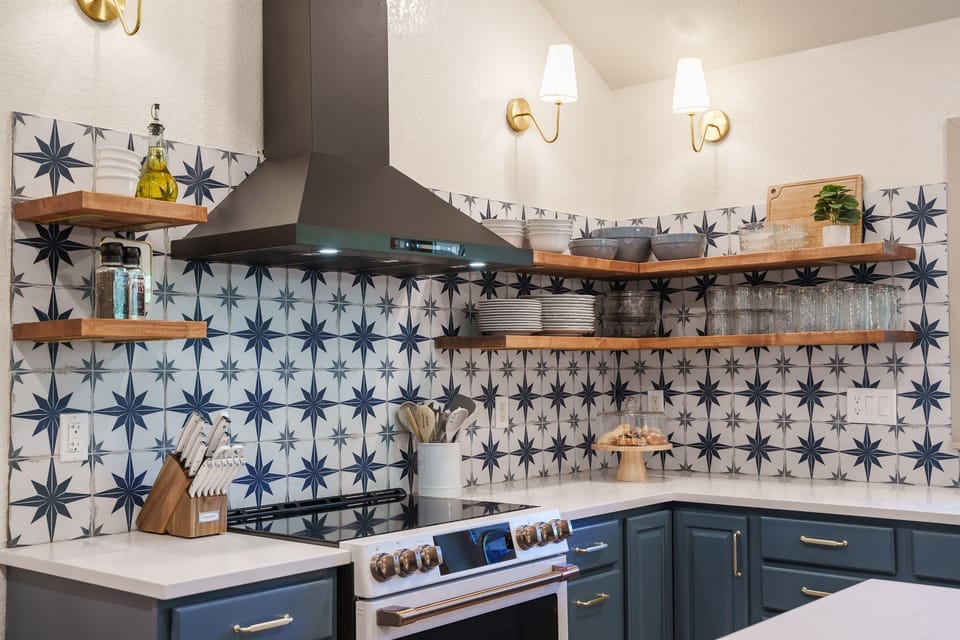 Everything within reach, so you cook like you're home — only better.