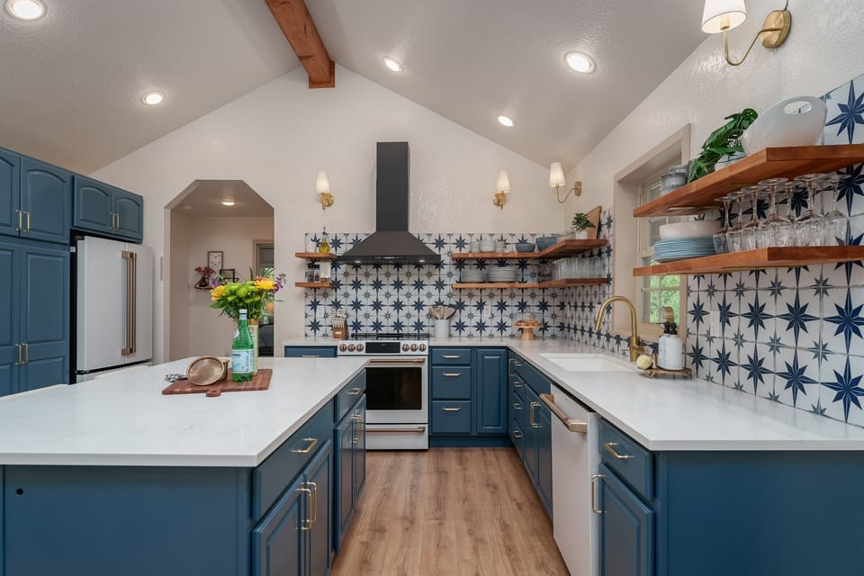 The kitchen is the heart of any home.  Plenty of prep space, a large island to gather, and all you'll need to create your favorite meals.  