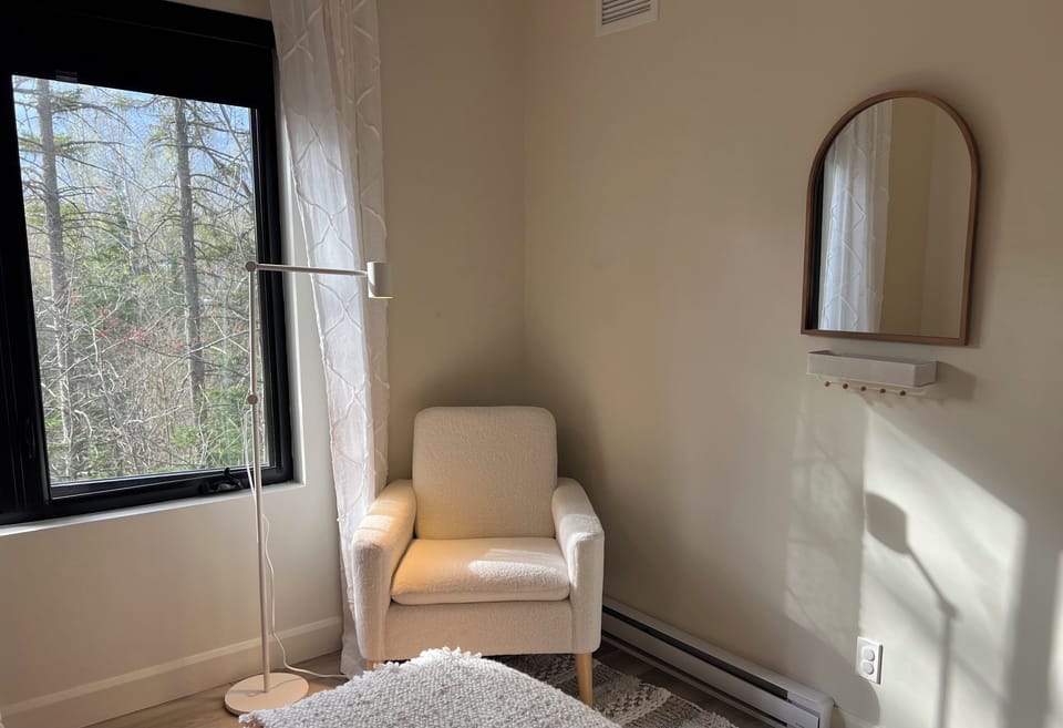 Reading corner, master bedroom