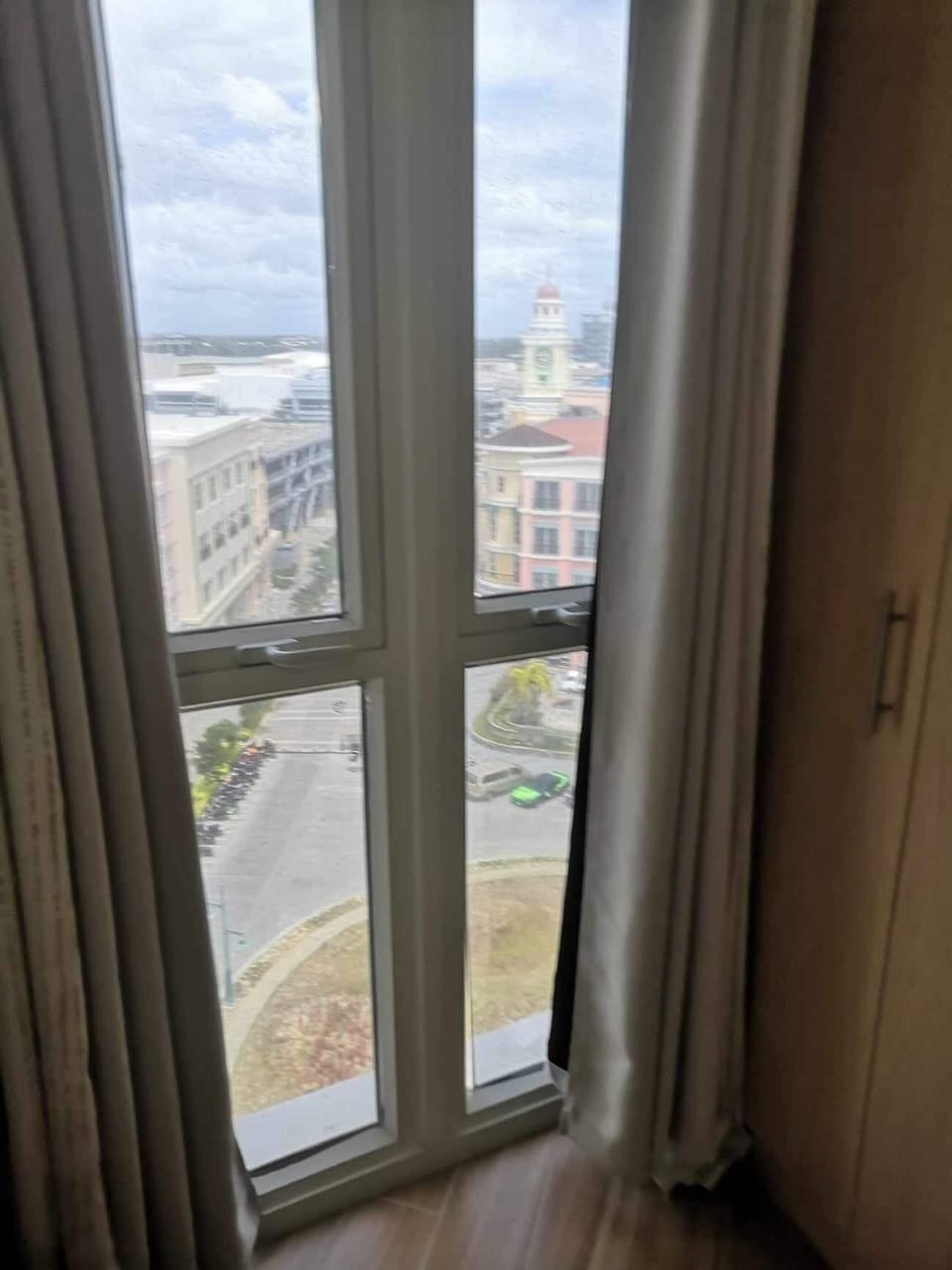 Window in the second room.