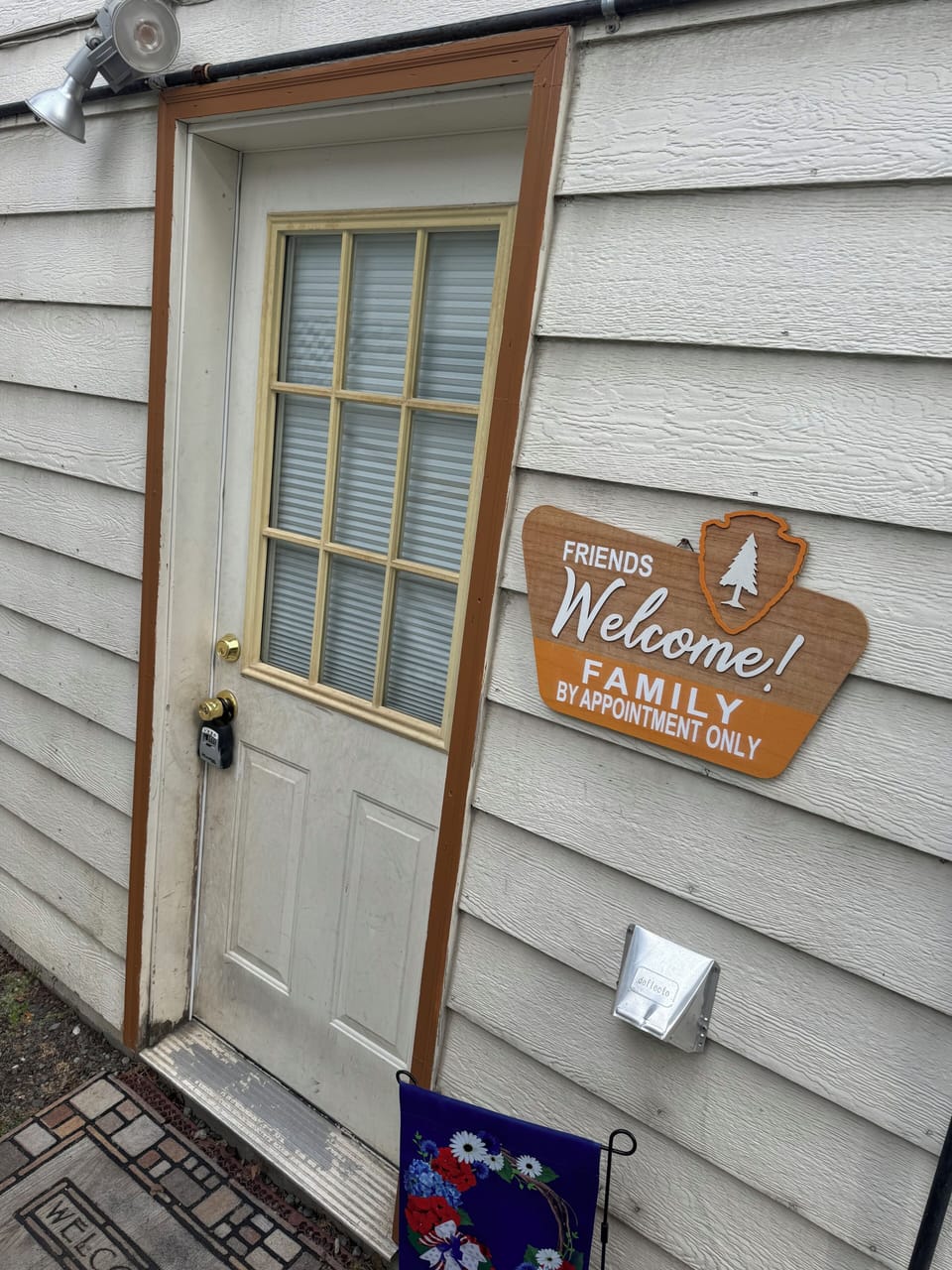 Front entrance door for this unit