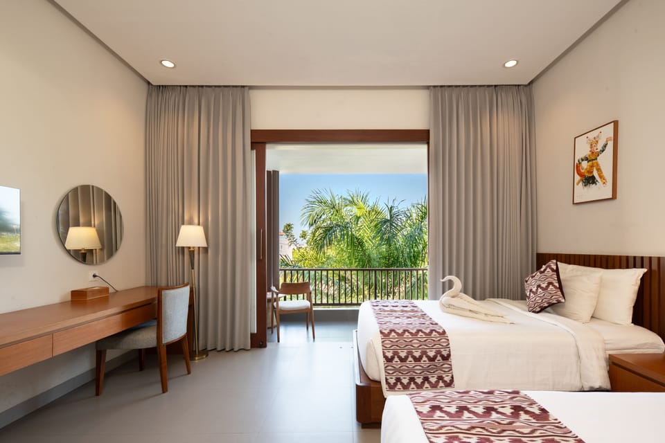 Superior Room, 2 Twin Beds | 1 bedroom, in-room safe, desk, laptop workspace