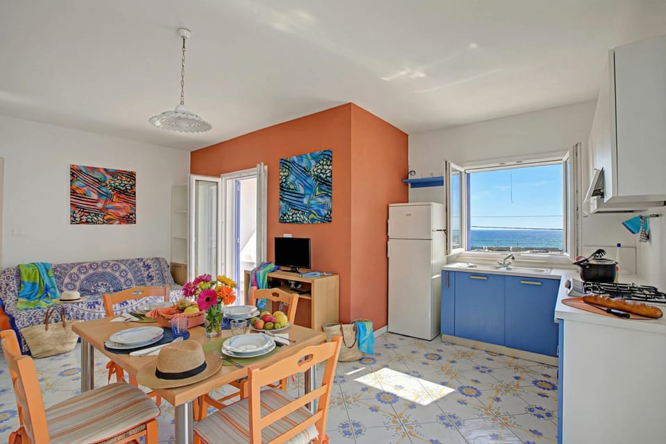 Standard Penthouse, 2 Bedrooms, Balcony (Penthouse Azzurra Sea View Near Beach) | Dining