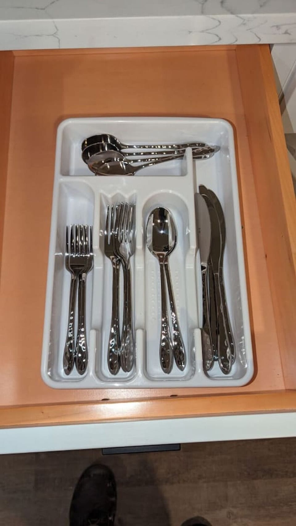 Utensils are available to use