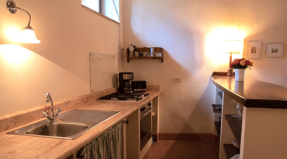 Toaster, highchair, cookware/dishes/utensils