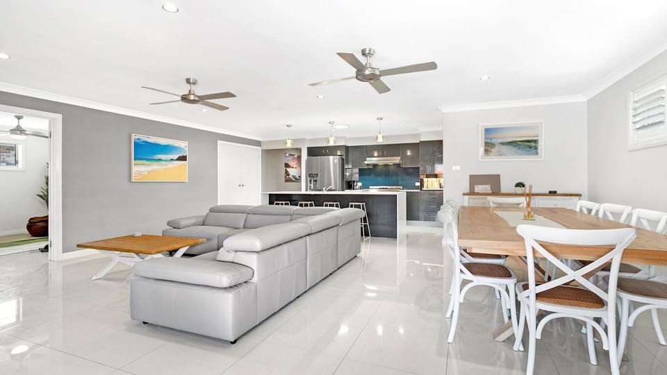 Open Plan Living, Dining and Kitchen