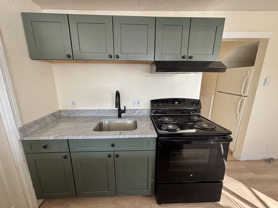 Freshly updated kitchen (Dec 2024) — stylish, functional, and ready for your lake getaway meals.