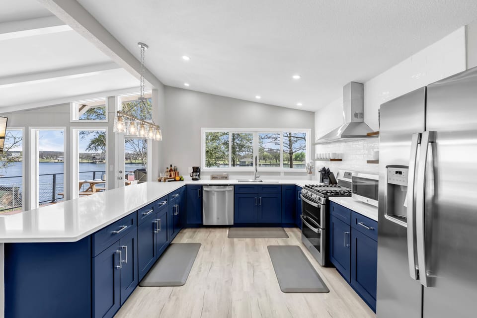 Brand new, modern kitchen.  