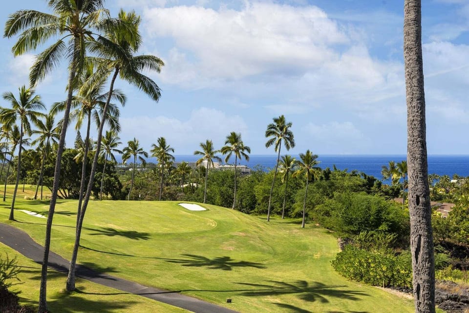 Public gold course roughly a 7 mins drive from the condo.