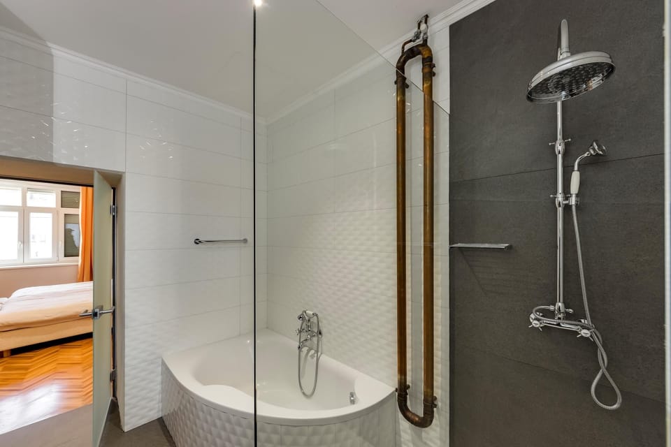 Every bedroom has a private bathroom