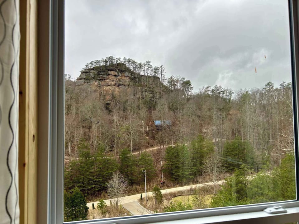 View of Mammoth Arch from the bedroom!