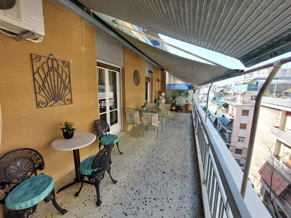 Classic Apartment, City View | Terrace/patio