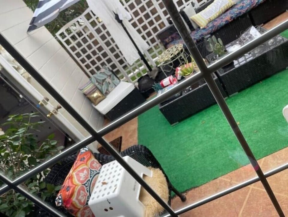 Outside sitting area