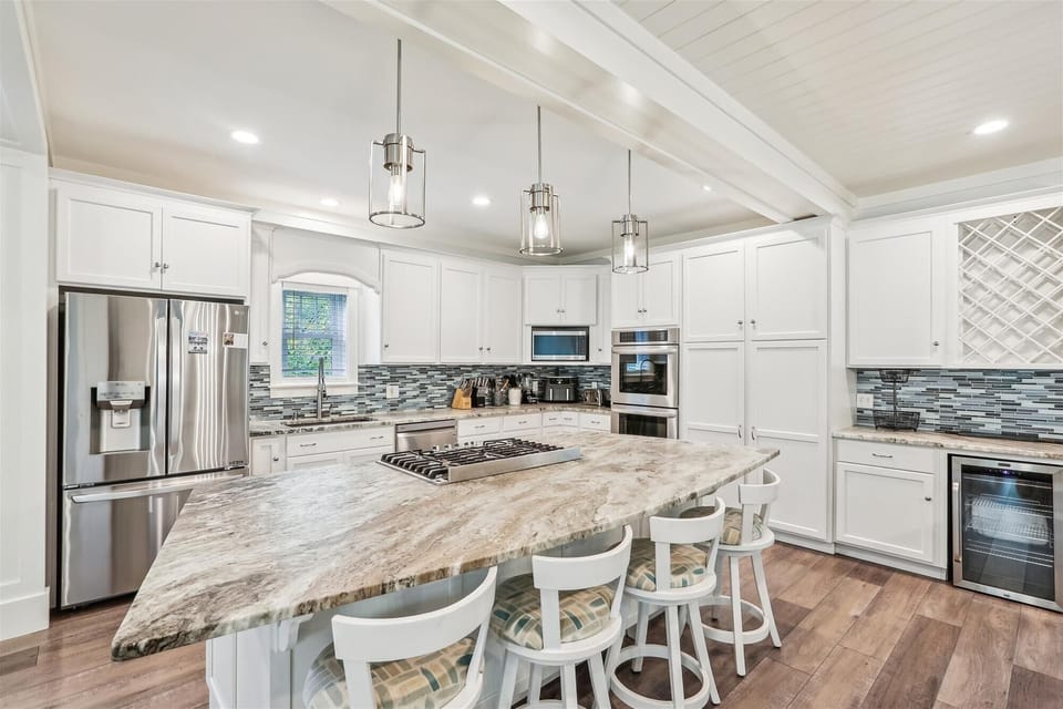 Kitchen with Large Island at 38 Firethorn