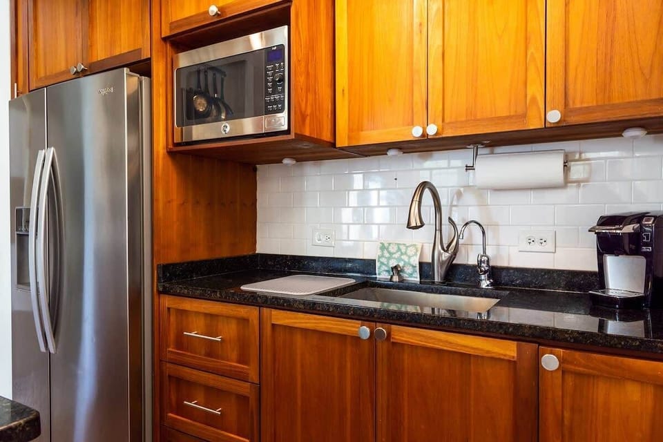 Fully stocked kitchen 