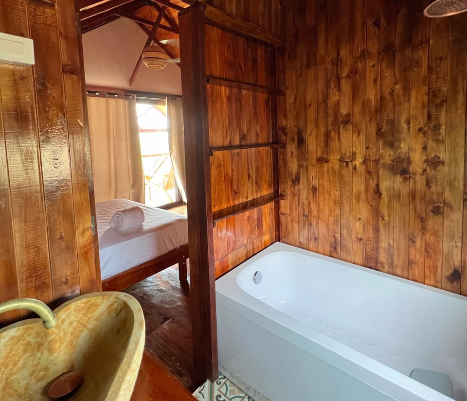 Family Cabin, Mountain View | Bathroom | Towels