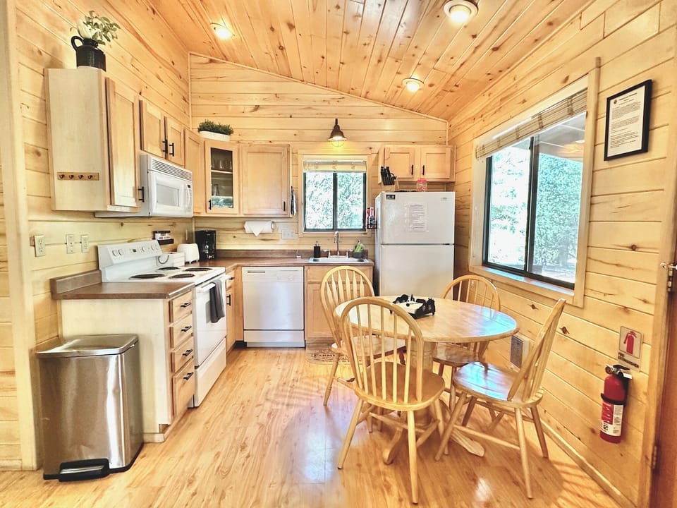Fully stocked kitchen