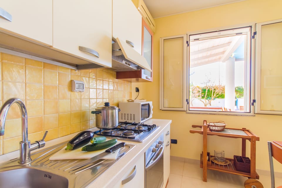 Kitchen and dining area