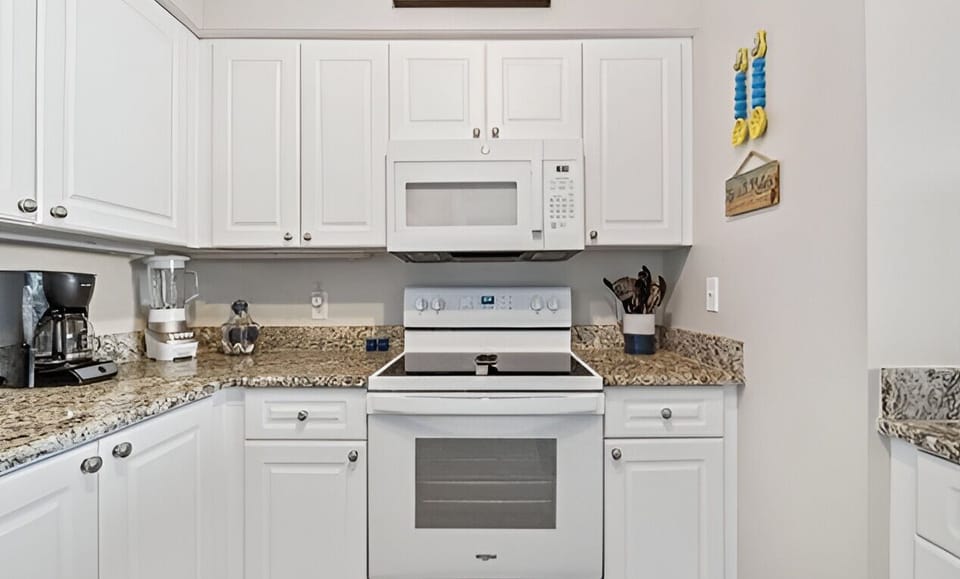 Fully stocked kitchen