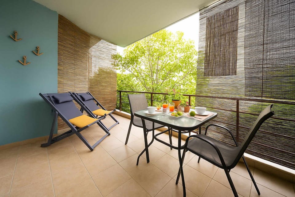 Private balcony of the house – A leafy escape perfect for morning coffee or evening chats

