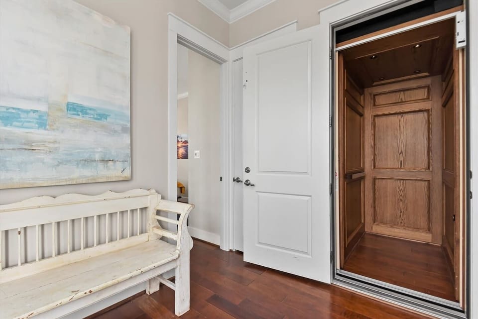 Elevator in front hall