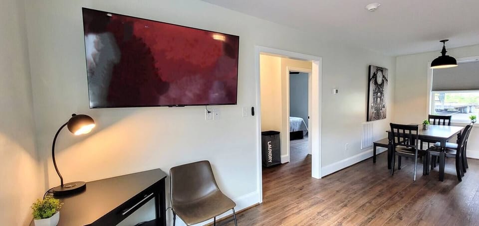 Larger doorway and no bumps in the floor for easy wheelchair access.