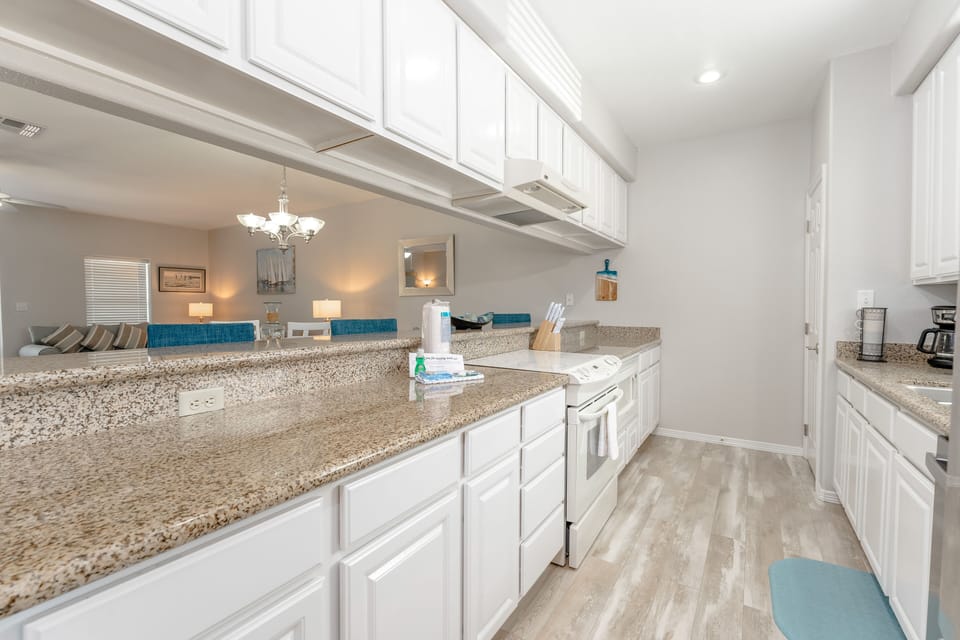 Skip the hotel mini-fridge! Book here and enjoy a fully-equipped kitchen!