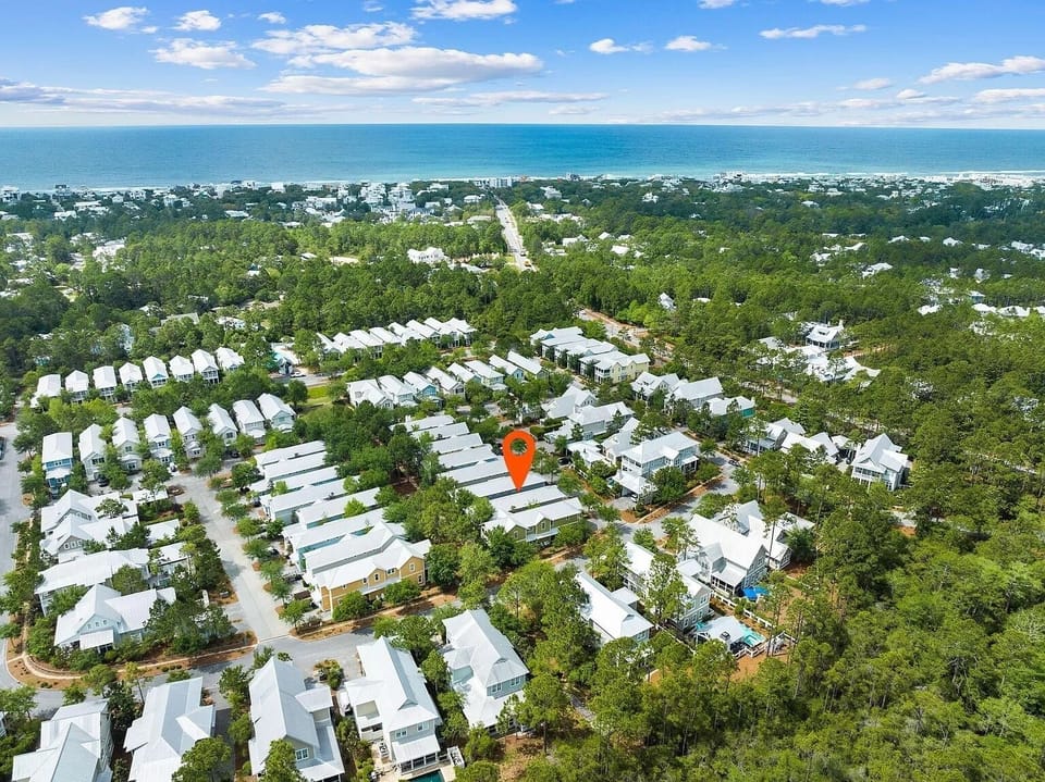 Prime location in WaterColor, close to beach, pools, dining, and shops.